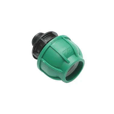 Racord compresiune cu filet exterior D32mmx3/4 toll, PN10 Bar pentru sisteme de irigatii - imagine 3