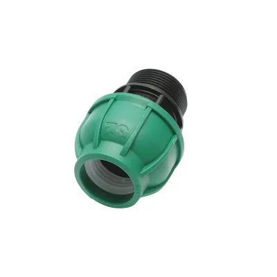 Racord compresiune cu filet exterior D32mmx1-1/4 inch, PN10 bar pentru sisteme de irigatii - imagine 2