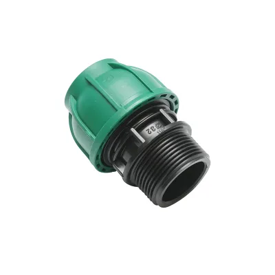 Racord compresiune cu filet exterior D32mmx1-1/4 inch, PN10 bar pentru sisteme de irigatii - imagine 3