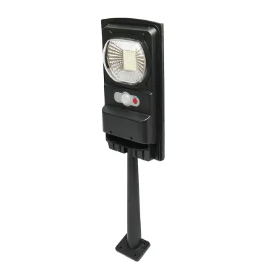Lampa solara LED 100W, 6500K, 187lm cu panou solar 3W, baterie LiFePO4 3.2V/3Ah, brat prindere 250mm IP65 Breckner Germany