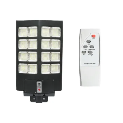 Lampa solara LED iluminat stradal 800W, 6500K, IP65 cu panou solar senzor de miscare telecomanda Breckner Germany