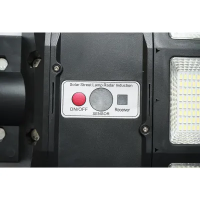 Lampa solara LED iluminat stradal 1200W, 6500K, IP65 cu panou solar senzor de miscare telecomanda Breckner Germany - imagine 7