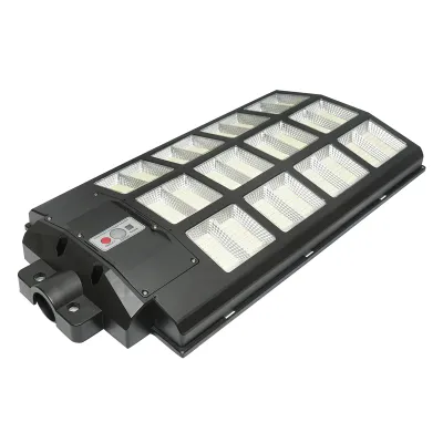 Lampa solara LED iluminat stradal 1200W, 6500K, IP65 cu panou solar senzor de miscare telecomanda Breckner Germany - imagine 6