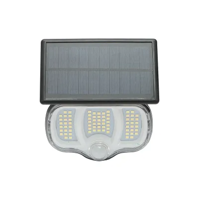 Lampa solara LED cu panou 0.8W de perete, baterie 3.7V, 1200mAh si senzor de miscare Breckner Germany - imagine 2