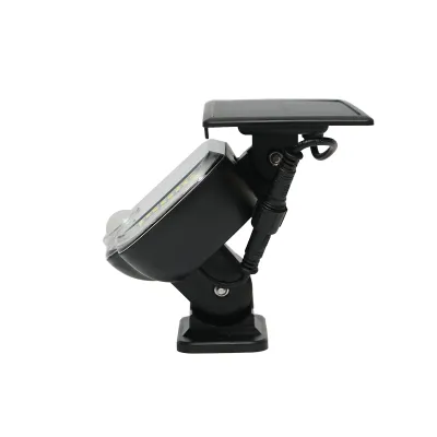 Lampa solara LED cu panou 0.8W de perete, baterie 3.7V, 1200mAh si senzor de miscare Breckner Germany - imagine 5