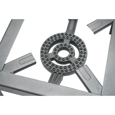 Pirostrie, arzator pe gaz patrat cu 4 picioare 250x250x100mm - imagine 3