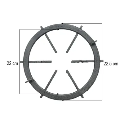 Gratar rotund pentru arzator pe gaz - imagine 3