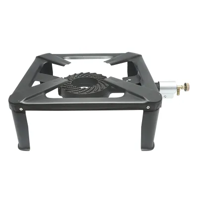 Pirostrie, arzator pe gaz patrat cu 4 picioare 400x400x106mm - imagine 2