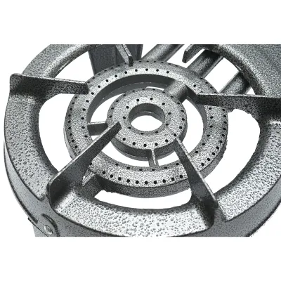 Pirostrie, arzator pe gaz din fonta cu 3 picioare 300x107mm - imagine 2