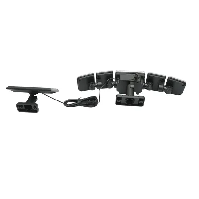Lampa LED cu panou solar telecomanda si baterie 2400mAh, IP65 Breckner Germany - imagine 5