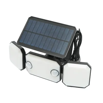 Lampa LED cu panou solar 1.8W/5.5V, baterie 2000mAh, senzor de miscare si telecomanda IP65 Breckner Germany - imagine 4