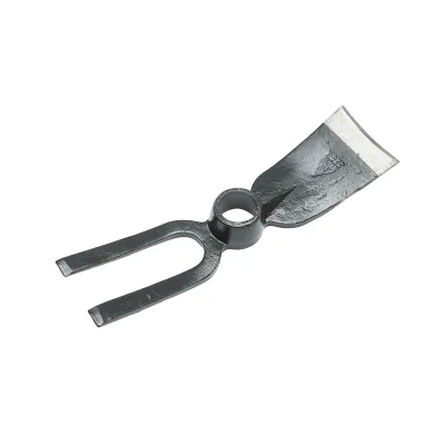 Sapa din metal forjat cu 2 coarne - imagine 2