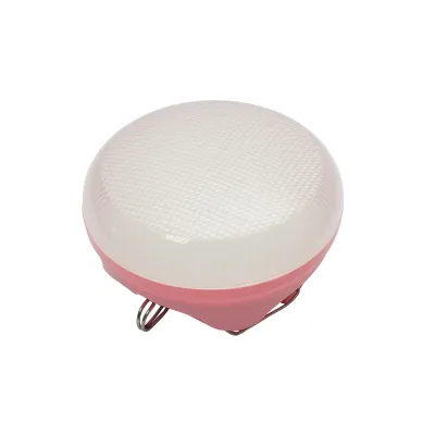 Lampa LED 300W cu panou solar si baterie 3600mA, roz - imagine 3