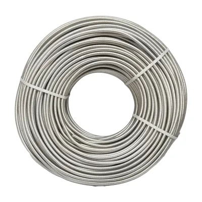 Rola 50m teava inox flexibila, gofrata DN12 pentru instalatii solare rezidentiale - imagine 2