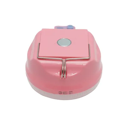 Lampa LED 100W cu baterie 1200mA si incarcare USB, roz - imagine 6