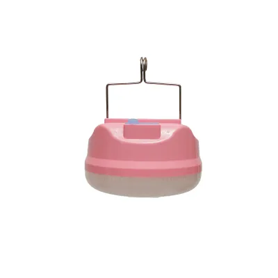 Lampa LED 100W cu baterie 1200mA si incarcare USB, roz - imagine 2