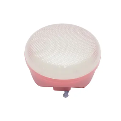 Lampa LED 200W cu panou solar si baterie 2400mA, roz	 - imagine 5