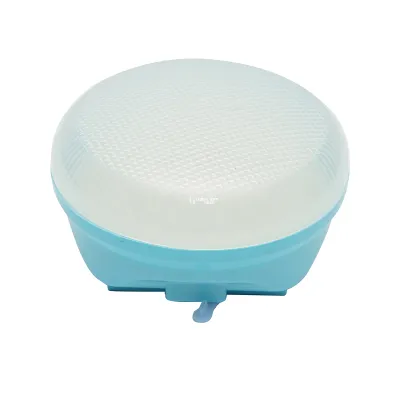 Lampa LED 300W cu panou solar si baterie 2400mA, albastra - imagine 2