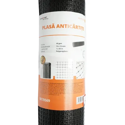 Plasa anti cartita 40g, 1x50m cu ochi 12x12mm Breckner Germany - imagine 2