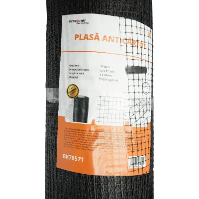 Plasa anti cartita 40g, 1x200m cu ochi 12x12mm Breckner Germany - imagine 2