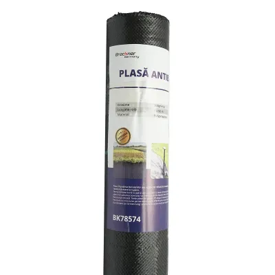 Plasa mulcire antiburuieni 1x50m, 100gr/m2, permeabila, neagra Breckner Germany - imagine 3