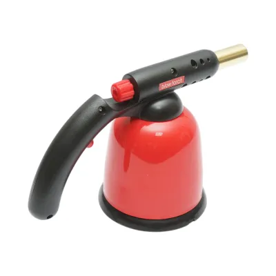 Lampa arzator cu gaz pentru lipit, aprindere electrica tip Piezo, butelie 190g - imagine 3