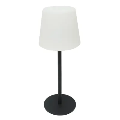 Lampa de masa LED 2W neagra, baterie 3.7V/1200mAh, reincarcabila USB 5V/1A Breckner Germany