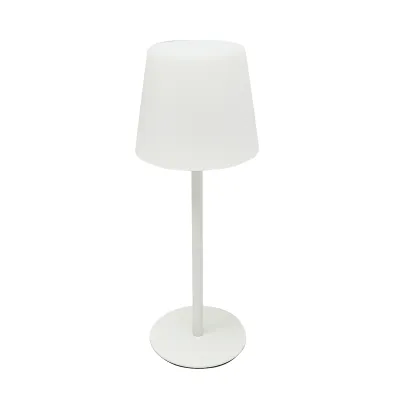 Lampa de masa LED de exterior 2W alba, baterie 3.7V/1200mAh, reincarcabila USB 5V/1A Breckner Germany