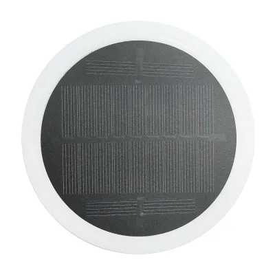 Lampa de masa solara LED 2W, panou solar 0.7W, baterie 3.7V 1200mAh, USB 5V 1A, negru Breckner Germany - imagine 3