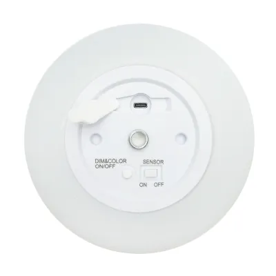 Lampa de masa solara LED 2W, panou solar 0.7W, baterie 3.7V 1200mAh, USB 5V 1A, auriu Breckner Germany - imagine 5