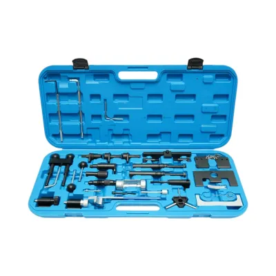 Trusa blocare cale si fixare distributie VW, Audi, Seat, Skoda pe benzina si diesel 34 piese Breckner Germany