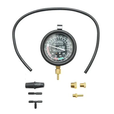Trusa tester presiune combustibil si vacuum (vid), manometru analog Breckner Germany - imagine 4
