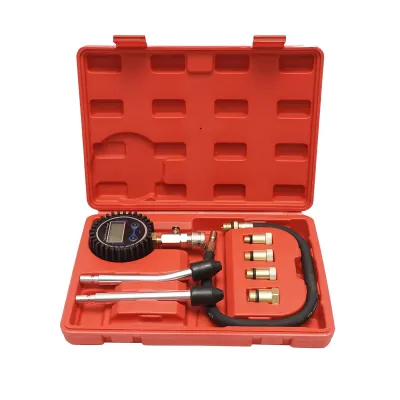 Trusa tester compresie motoare benzina cu manometru digital 0-20 bar Breckner Germany