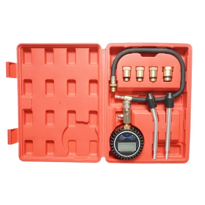 Trusa tester compresie motoare benzina cu manometru digital 0-20 bar Breckner Germany - imagine 3