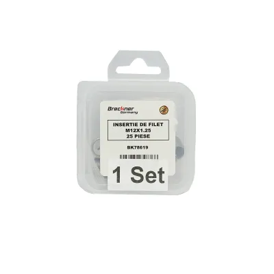Insertie spiralata pentru reparat filete M12x1.25mm 10 piese Breckner Germany - imagine 4