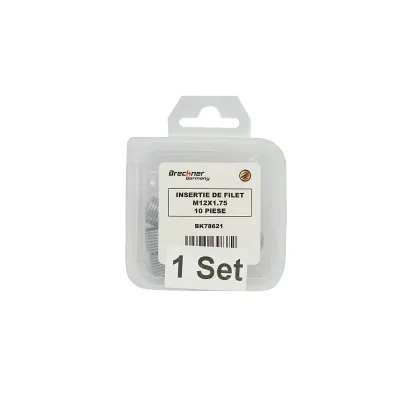 Insertie spiralata pentru reparat filete M12x1.75mm 10 piese Breckner Germany - imagine 3