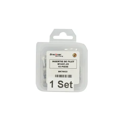 Insertie spiralata pentru reparat filete M14x1.25mm 10 piese Breckner Germany - imagine 3