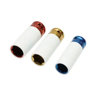 Trusa chei tubulare prezoane roti de impact cu protectie janta 17mm, 19mm, 21mm, patrat 1/2 inch Cr-Mo Breckner Germany - imagine 5
