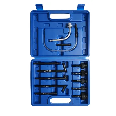 Pompa pneumatica transfer ulei cutie de viteze ATF 10L cu adaptoare Breckner Germany - imagine 4