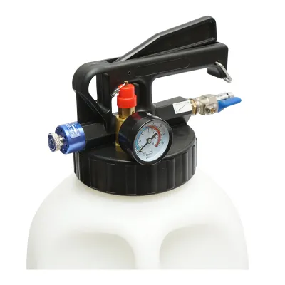 Pompa pneumatica transfer ulei cutie de viteze ATF 10L cu adaptoare Breckner Germany - imagine 6