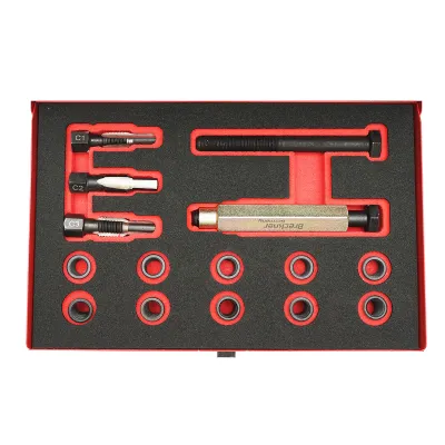 Trusa reparatie filete bujii M10x1.0mm 15 piese Breckner Germany - imagine 3