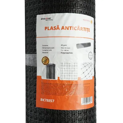 Plasa anti cartita 60g, 1x100m cu ochi 15x22mm Breckner Germany - imagine 4