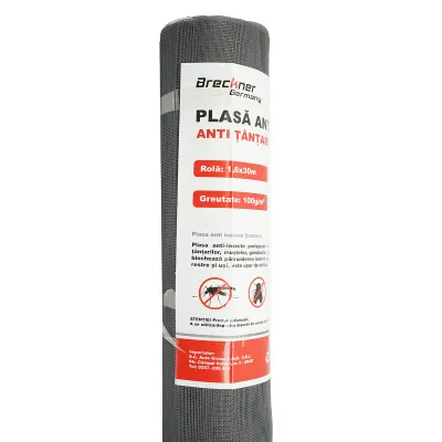 Plasa anti insecte (tantari) 100 gr/mp, 1.6x30m Breckner Germany - imagine 2