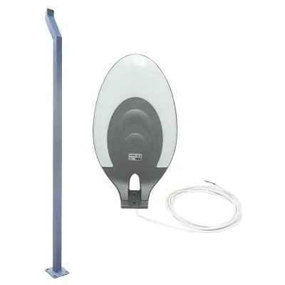 Lampa LED iluminat stradal 40W, 220V, IP65, 5000K, inaltime stalp 3.5m Breckner Germany - imagine 3