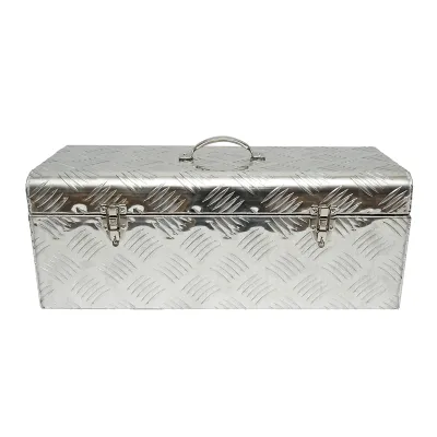 Cutie, lada depozitare din aluminiu 58x28x24cm