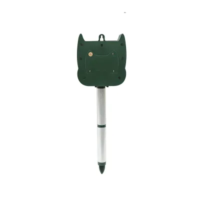 Aparat solar cu senzor de miscare, ultrasunete si lumini pentru alungarea animalelor - imagine 3