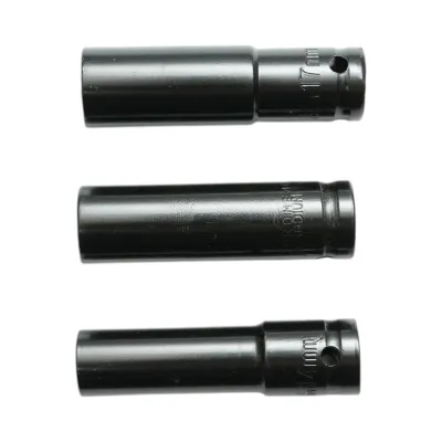Trusa chei tubulare de impact lungi 8-24mm, patrat 1/2 inch Cr-V 10 piese Breckner Germany - imagine 5