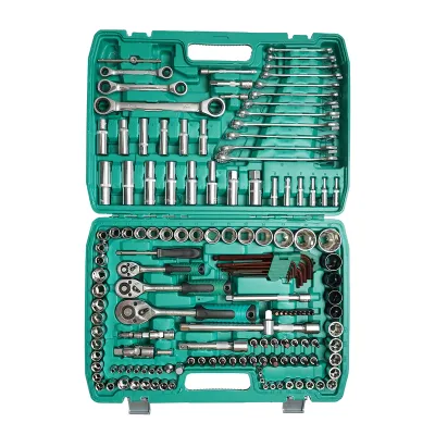 Trusa chei combinate, tubulare, fixe, torx, imbus antrenor cu clichet 151 piese Breckner Germany - imagine 3