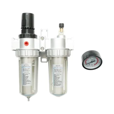 Filtru aer si ungator cu regulator de presiune max. 1 MPa, racord 1/2 inch - imagine 2