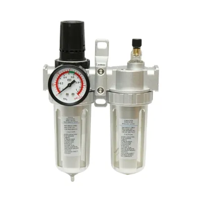 Filtru aer si ungator cu regulator de presiune max. 1 MPa, racord 1/2 inch